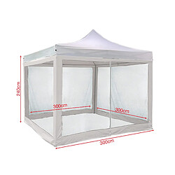 Avis Mobili Rebecca Moustiquaire pour Gazebo 3x3