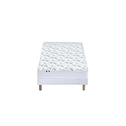 Avis Idliterie Ensemble matelas mémoire de forme + sommier + oreiller + couette - fabrication 100% française - matelas bi-confort