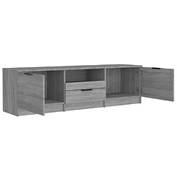 Acheter vidaXL Meuble TV Sonoma gris 140x35x40 cm Bois d'ingénierie