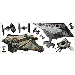 Thedecofactory STAR WARS VAISSEAUX IMPERIAUX - Stickers repositionnables et réutilisables des vaisseaux Star Wars