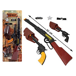 Totalcadeau Kit jeu pistolet et arme pour cowboy avec ceinture pas cher