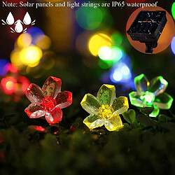 Acheter FANSIR Solar Lichterkette Außen Blumen, 7m 50 LEDs Lichterkette Solar Aussen 8 Modi IP65 Wasserdichte LED Lichterkette Bunt für Garten Balkon Terrasse Weihnachten Hochzeiten Partys(Mehrfarbig)