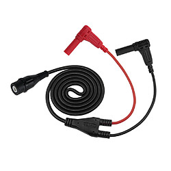 fiche mâle bnc aux fiches banane droites de 4mm câble coaxial rg58 120cm p1207