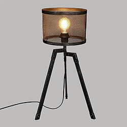 Avis Atmosphera, Createur D'Interieur Lampe avec trépied Noah H56 cm Noir - ATMOSPHERA