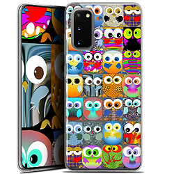 Caseink Coque Pour Samsung Galaxy S20 (6.2 ) [Gel HD Collection Claude Design Hibous - Souple - Ultra Fin - Imprimé en France]