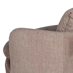 BigBuy Home Fauteuil Taupe Bois Fer 84 x 74 x 66 cm pas cher