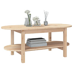 Acheter Maison Chic Table basse,Table Console Table d'appoint, Table pour salon 110x55x45 cm Bois massif de pin -MN57783