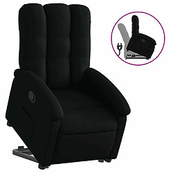 Maison Chic Fauteuil Relax pour salon, Fauteuil inclinable noir tissu -GKD64914