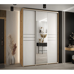 Abiks Meble Armoire Davos 11 À Portes Coulissantes 235,2/170/45 3 Portes