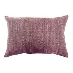 Thedecofactory VINTAGE USED - Coussin effet délavé burgundy 60x40