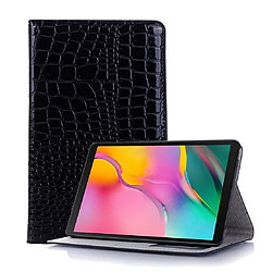 Wewoo Housse Coque Etui à rabat horizontal en cuir texturé avec texture croco pour Galaxy Tab A 8 2019 P200 / P205avec porte-cartes et noir