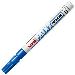 Uni Ball Marqueur permanent Uni-Ball Paint PX-21L Bleu (6 Unités)