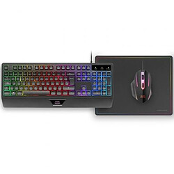 Clavier Mars Gaming MCP124ES Noir