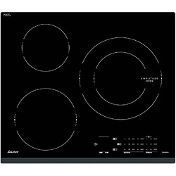 Table de cuisson à induction 60cm 3 foyers 7200kw noir - spi4360b - SAUTER