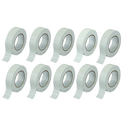 WOKIN Lot de 10 rubans isolants en PVC blanc