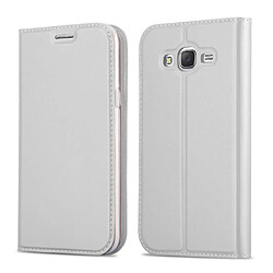 Cadorabo Coque Samsung Galaxy GRAND PRIME Etui en Argent