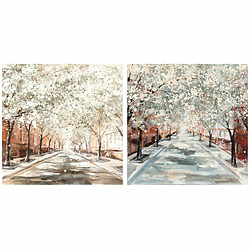 Cadre DKD Home Decor Arbres (100 x 3,7 x 100 cm) (2 Unités)