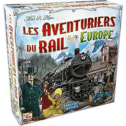 Asmodee - AVE02 - Jeu de Stratégie - Les Aventuriers du Rail Europe - Compatible avec Alexa