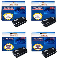 T3Azur 4 Toners Lexmark X463 / X463de / X463X11G - Compatible - 15 000 pages