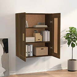 Avis Maison Chic Armoire murale,Meuble de Rangement,Armoire Suspendue Chêne marron 69,5x32,5x90 cm Bois d'ingénierie -MN39209