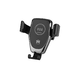 Chrono Chargeur de voiture sans fil, support de téléphone de voiture à chargement rapide Qi 10 W/7,5 W pour grille d'aération et tableau de bord, support de téléphone de voiture à serrage automatique pour iPhone 12/11 Series/X/XR/8P/8, Galaxy S20 Series/Note10/S