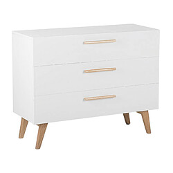 Beliani Commode blanche SALEM