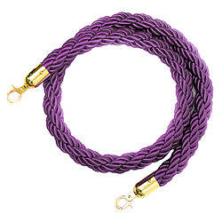 Acheter Barrières de corde - Poteaux robustes de contrôle des foules, 1,5 m, violet