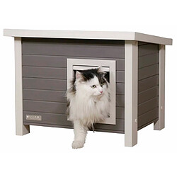 Avis Kerbl Maison pour chats Eli 57 x 45 x 43 cm Gris et blanc