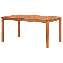 vidaXL Table de jardin 150x90x74 cm Bois d'acacia massif