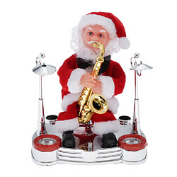 Électrique Père Noël Toy Musique Pour Noël Décoration Saxophone Style