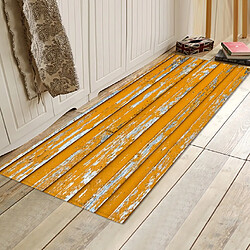 Acheter Tapis De Sol Tapis De Maison Moderne Tapis Rustique Runner Jaune (40x120cm)