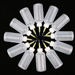 24pcs 50ml Colle Applicateur Bouteille Aiguille de Précision Pointe Flacon Compte-gouttes Liquide