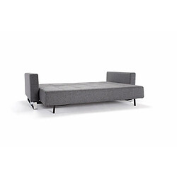 Acheter Inside 75 INNOVATION LIVING Canapé design CASSIUS DELUXE EXCESS gris Twist Charcoal convertible lit 155*200 cm