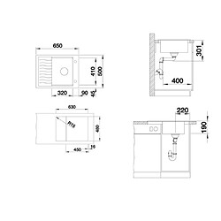 Acheter Blanco Evier à encastrer Elon 45 S 524824