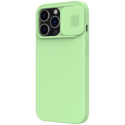 Alive Records Nillkin CamShield Silky Magnetic - Coque pour Apple iPhone 13 Pro (Vert Menthe) pas cher