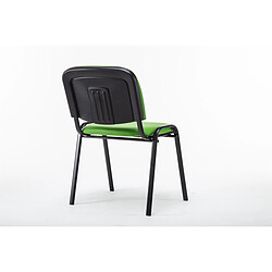 Avis Decoshop26 Chaise visiteur assise rembourrée en synthétique vert BUR10073