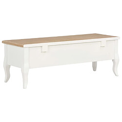 Avis Helloshop26 Meuble télé buffet tv télévision design pratique blanc 100 cm bois 2502109