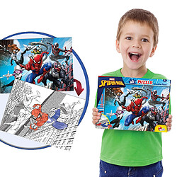 Liscianigiochi- Marvel Puzzle DF, 99627, Rompecabezas de Doble Cara M-Plus 48 Spiderman pas cher