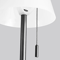 Avis Leds C4 Lampe de table LED avec abat-jour conique rond noir, opale, blanc chaud 3000K, IP54