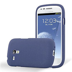 Cadorabo Coque Samsung Galaxy S3 MINI Etui en Bleu