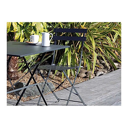 Acheter ALIZÉ Chaises pliantes en acier Cuba (Lot de 2) gris.