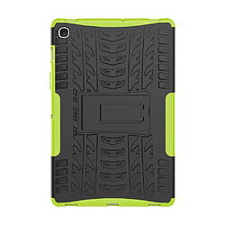 Wewoo Housse Coque antichoc TPU + PC pour Galaxy Tab S5eavec support Vert