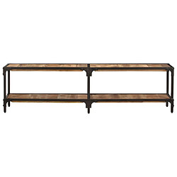 Maison Chic Meuble TV scandinave - Banc TV pour salon 150x30x41 cm Bois massif de manguier -MN30189