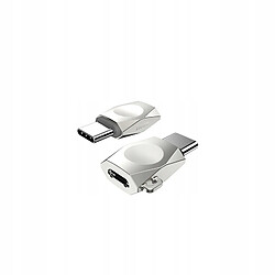 GUPBOO hoco.UA8 adaptateur micro USB vers USB-C argent,JL2270