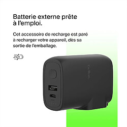 SANAG Boostcharge Solution Hybride 2-En-1 Chargeur Secteur 25W + Batterie Externe 5000Mah 2 Ports, Port Usb-C Pd 3.0 Et Port Usb-A, Power Bank 5K, Chargeur Rapide Et Portable, Câble Usb-C Vers Usb-C pas cher