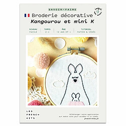 Youdoit Coffret DIY - Broderie décorative - Kangourous