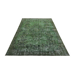 Avis Vidal Tapis de laine 262x173 vert Ultra Vintage