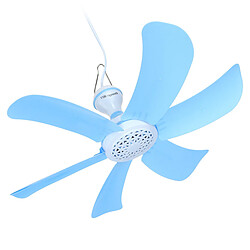 Avis Mini Ventilateur de Plafond Portatif à 6 Pales 220V 7W avec Pales ABS Blanches Interrupteur de Prise de Courant Ventilateur à Économie d'énergie