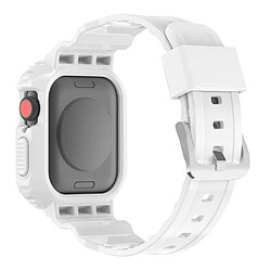 Coque en TPU pour votre Apple Watch Series 8/7 41mm/Watch SE (2022)/SE/Series 6/5/4 40mm - blanc