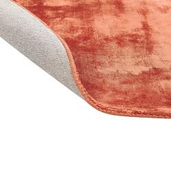 Acheter Beliani Tapis en viscose orange d 140 cm GESI II